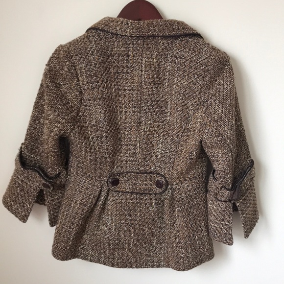 Button Front Tweed Jacket - Picture 2 of 6
